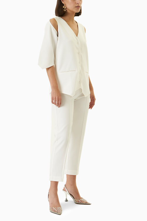 White Milan Co-ord Set