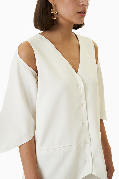 White Milan Co-ord Set