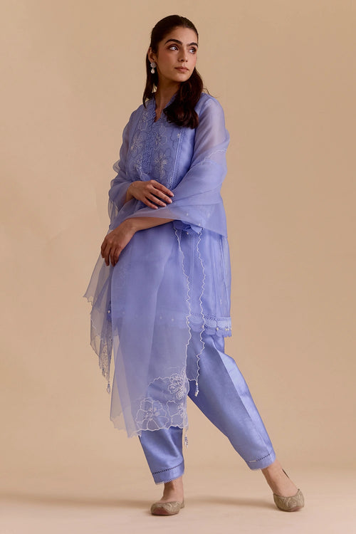 Farida Blue Kurta Set