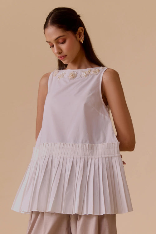 Clara White Top