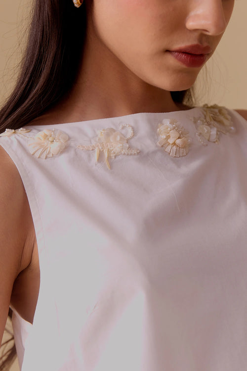Clara White Top