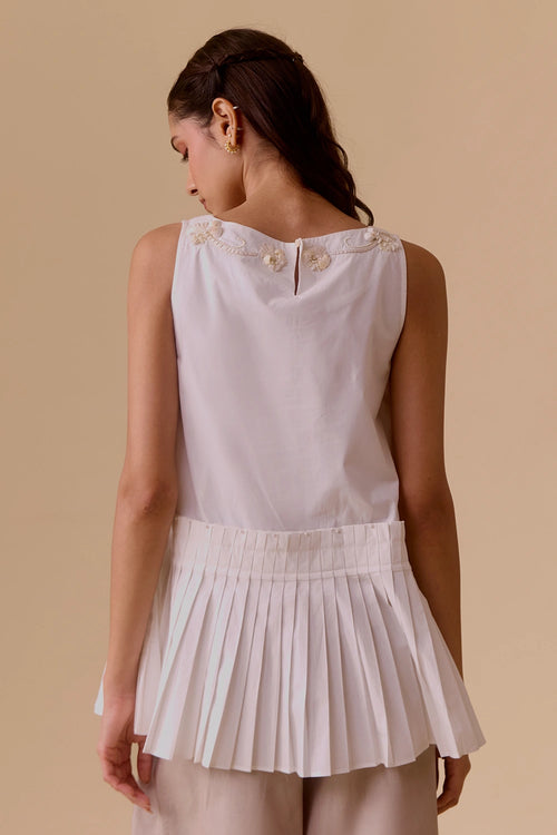 Clara White Top