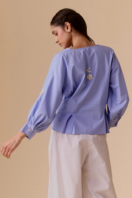 Sienna Blue Top