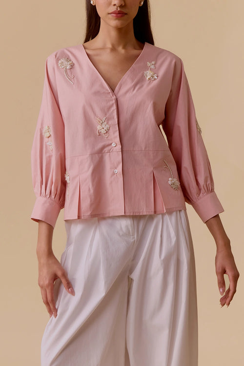 Sienna Pink Top