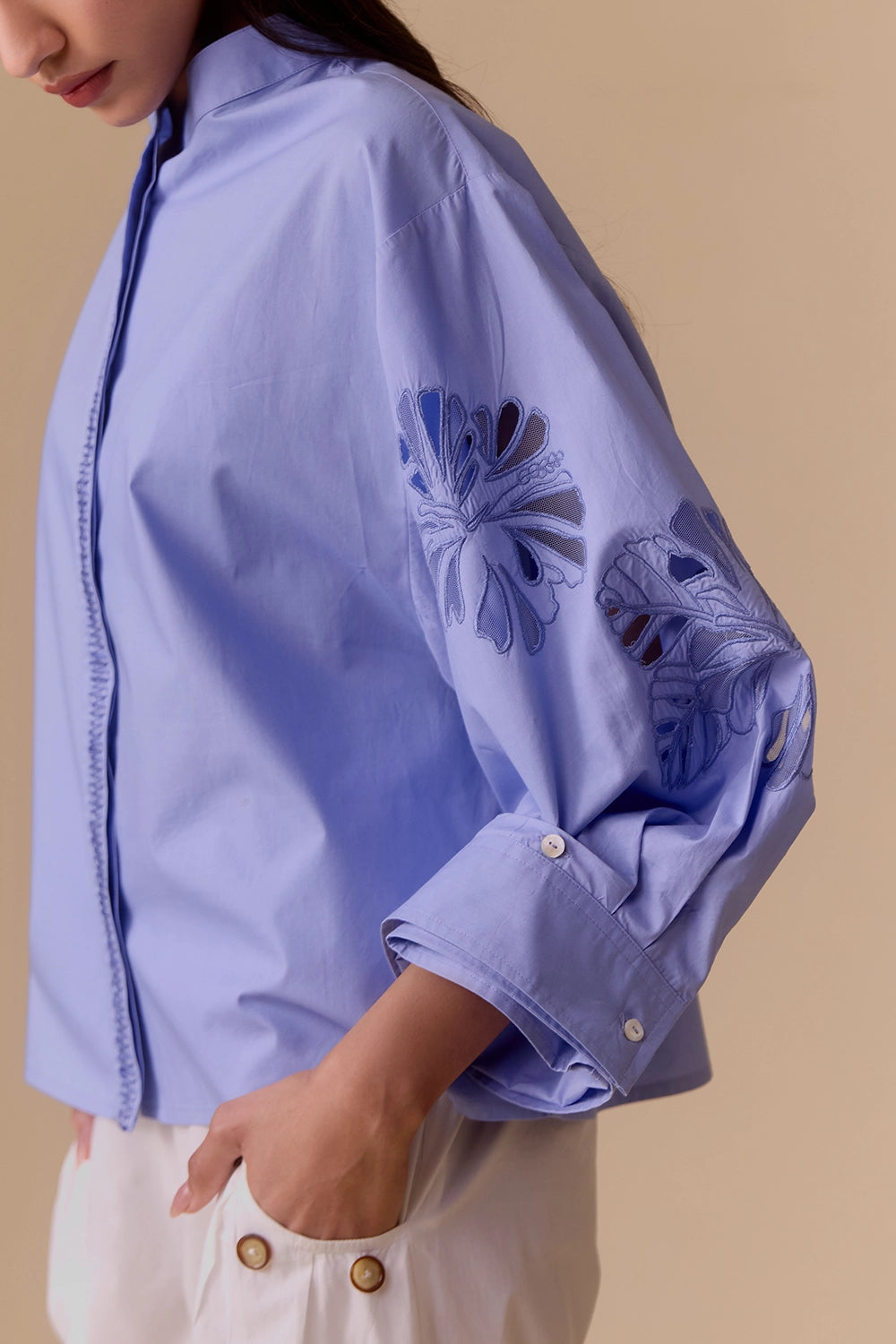 Ann Blue Shirt