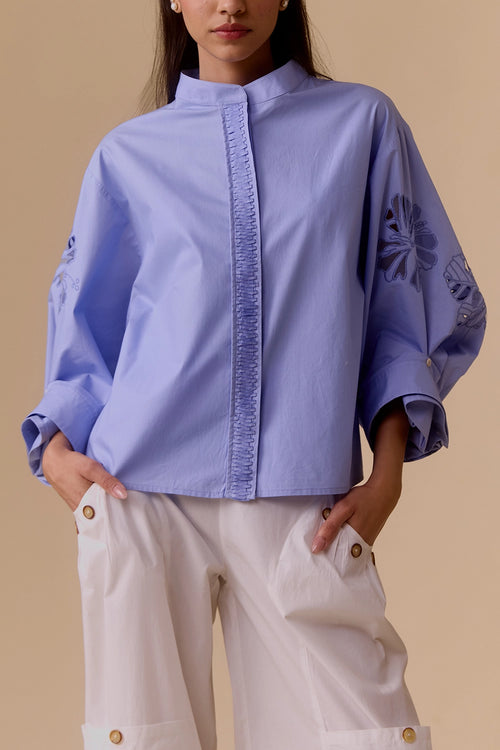 Ann Blue Shirt