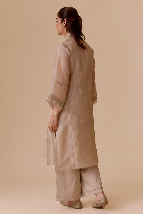 Ambreen Beige Kurta Set