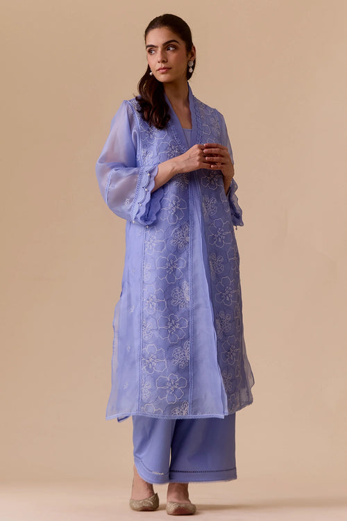 Ambreen Blue Kurta Set
