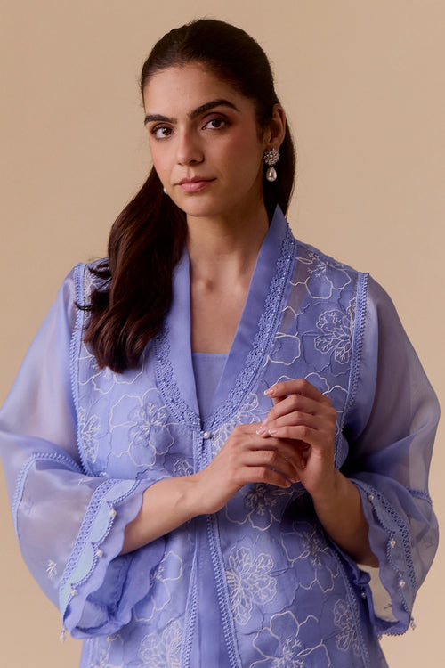 Ambreen Blue Kurta Set