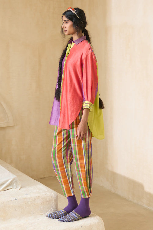 Multicolor Hazel Shirt With Coco Pants