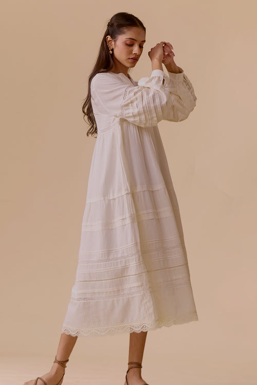 Ivory Nur Long Dress
