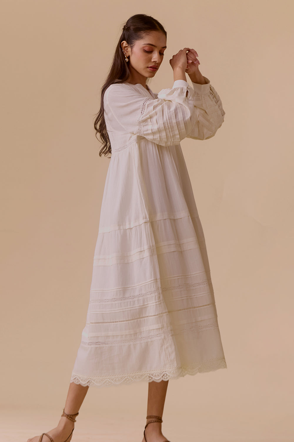 Ivory Nur Long Dress