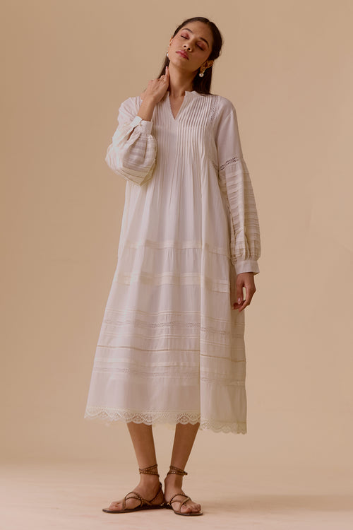 Ivory Nur Long Dress
