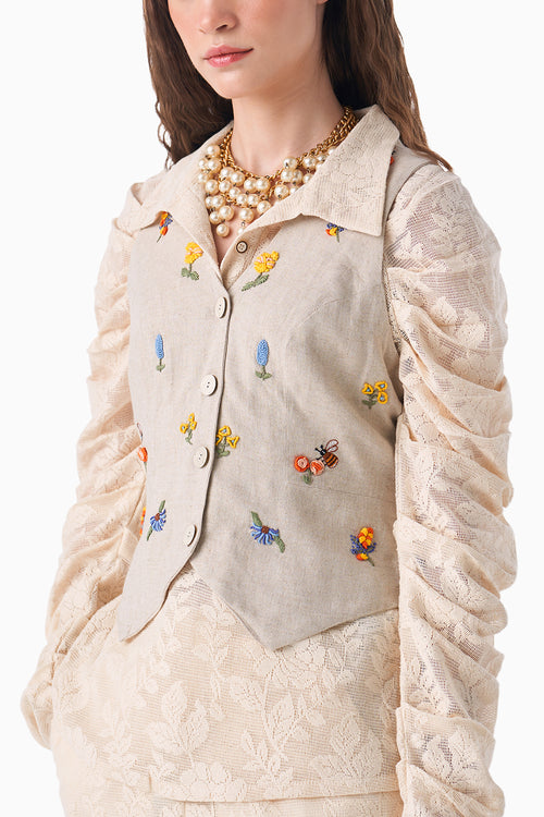 Havana Co-ord with Waist Jacket