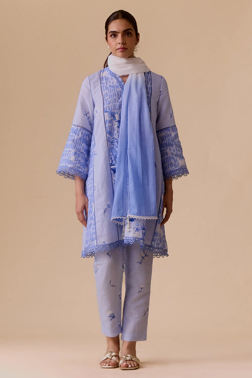 Farida Blue Print Set