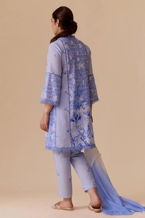 Farida Blue Print Set
