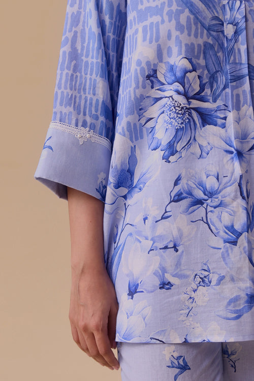 Neela Blue Print Tunic