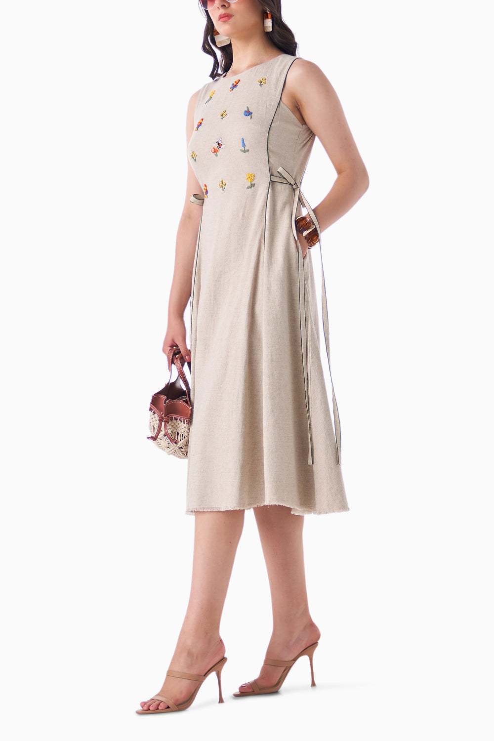 Neutral Dewy Dress