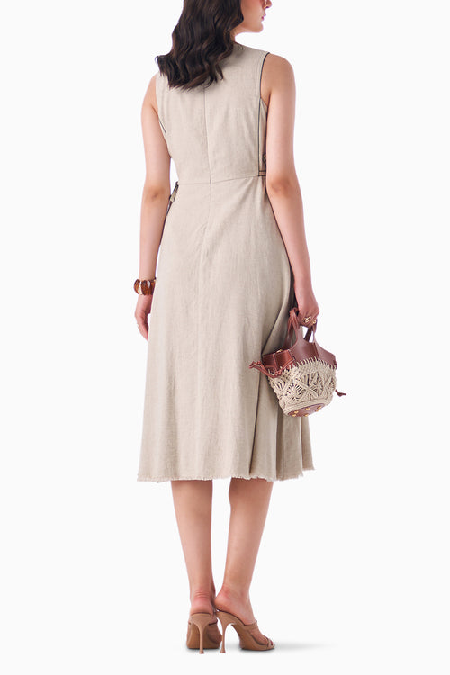 Neutral Dewy Dress
