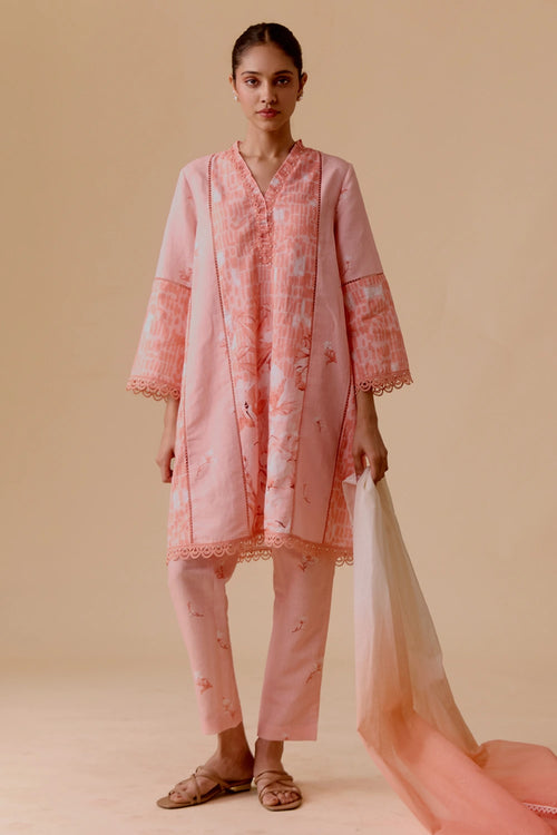 Farida Pink Print Set