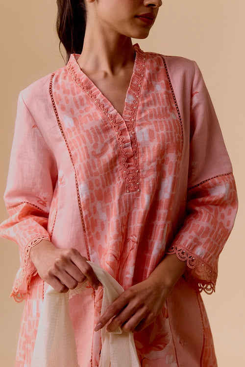 Farida Pink Print Set