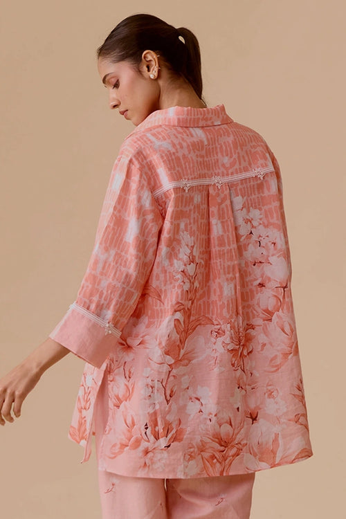 Neela Pink Print Tunic