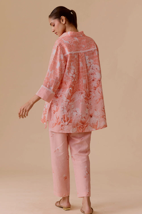 Neela Pink Print Coord
