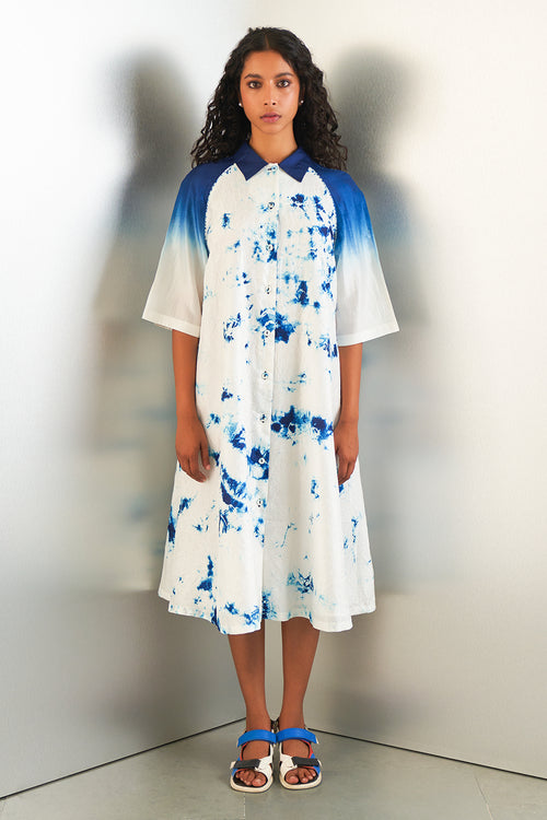Navy Sorbet Dress