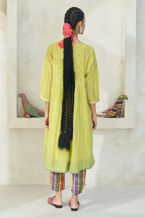 Lime Green Ollie Kurta
