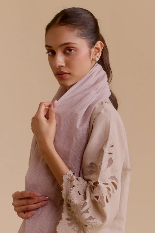 Sahiba Sand Kurta Set With Dupatta