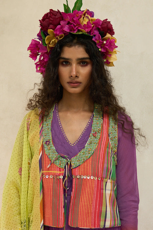 Green Coral Faith Dupatta