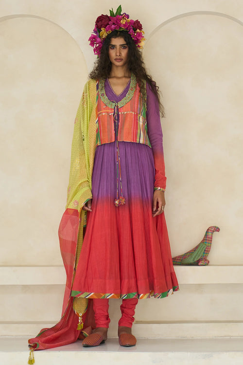 Green Coral Faith Dupatta