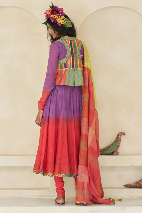 Green Coral Faith Dupatta