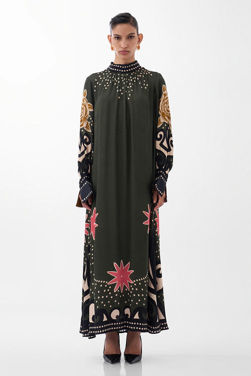Old Rose Archives Amber Maxi Dress