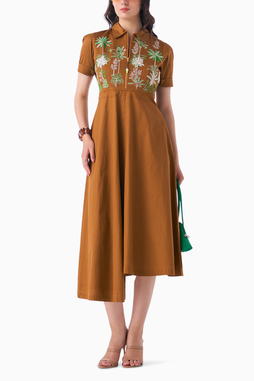 Teakwood Palmrio Dress