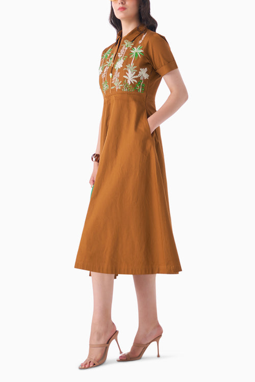 Teakwood Palmrio Dress