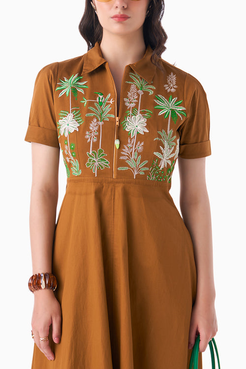 Teakwood Palmrio Dress