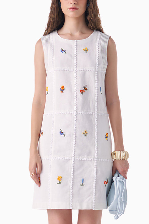 White Playful Dress