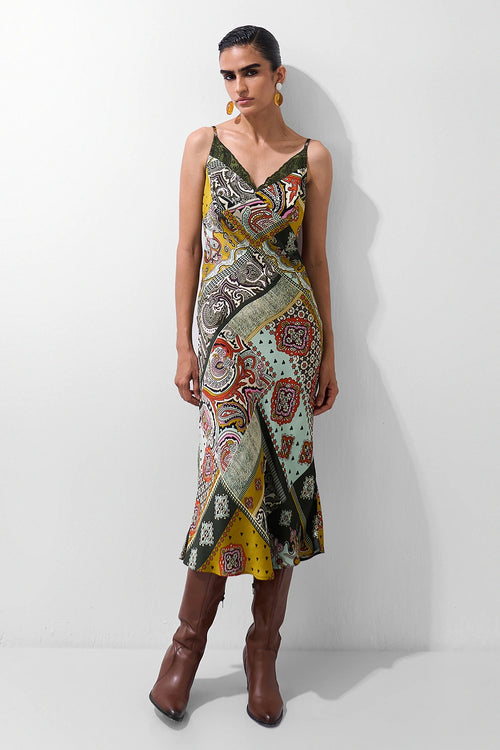 Mosaic Archives Liza Midi Dress