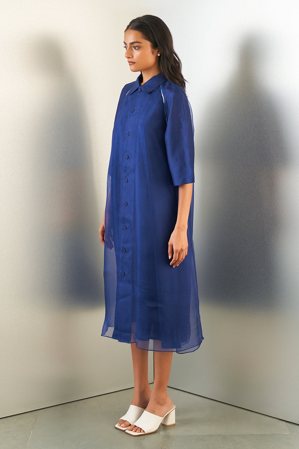Navy Crystal Dress