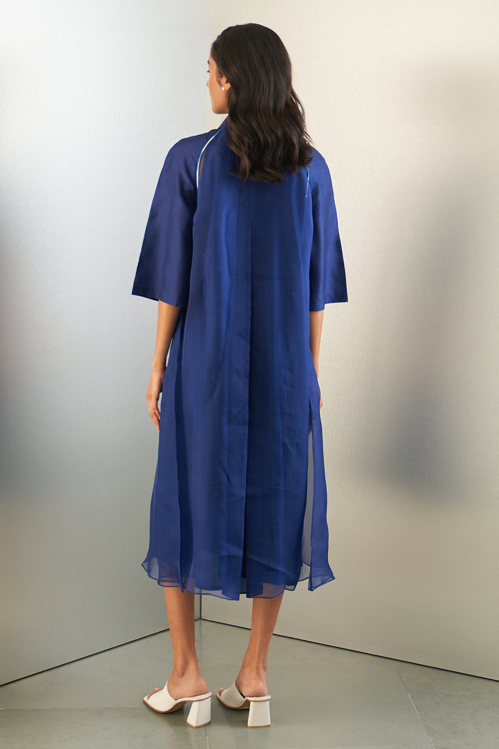 Navy Crystal Dress