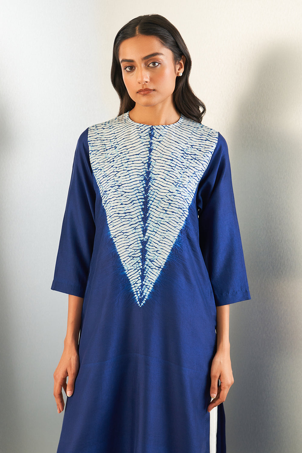 Navy Icicle Kurta