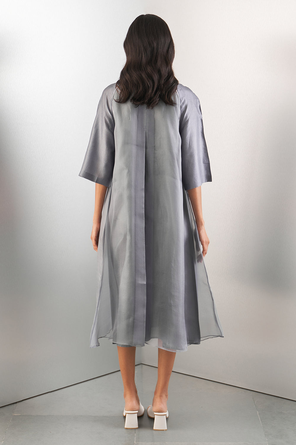 Grey Crystal Dress