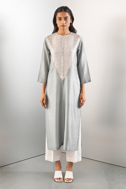 Grey Icicle Kurta