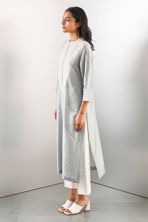 Grey Icicle Kurta