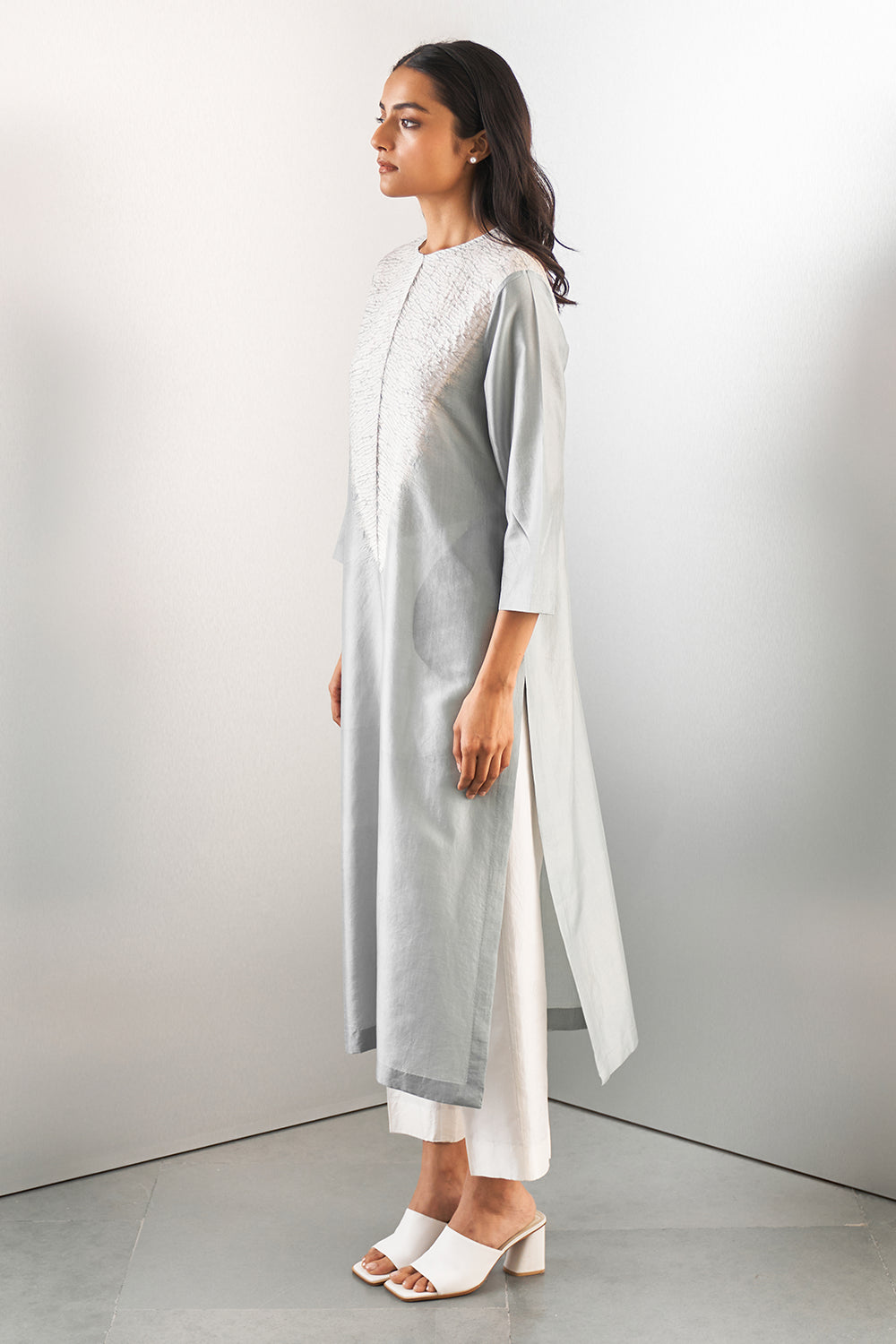 Grey Icicle Kurta