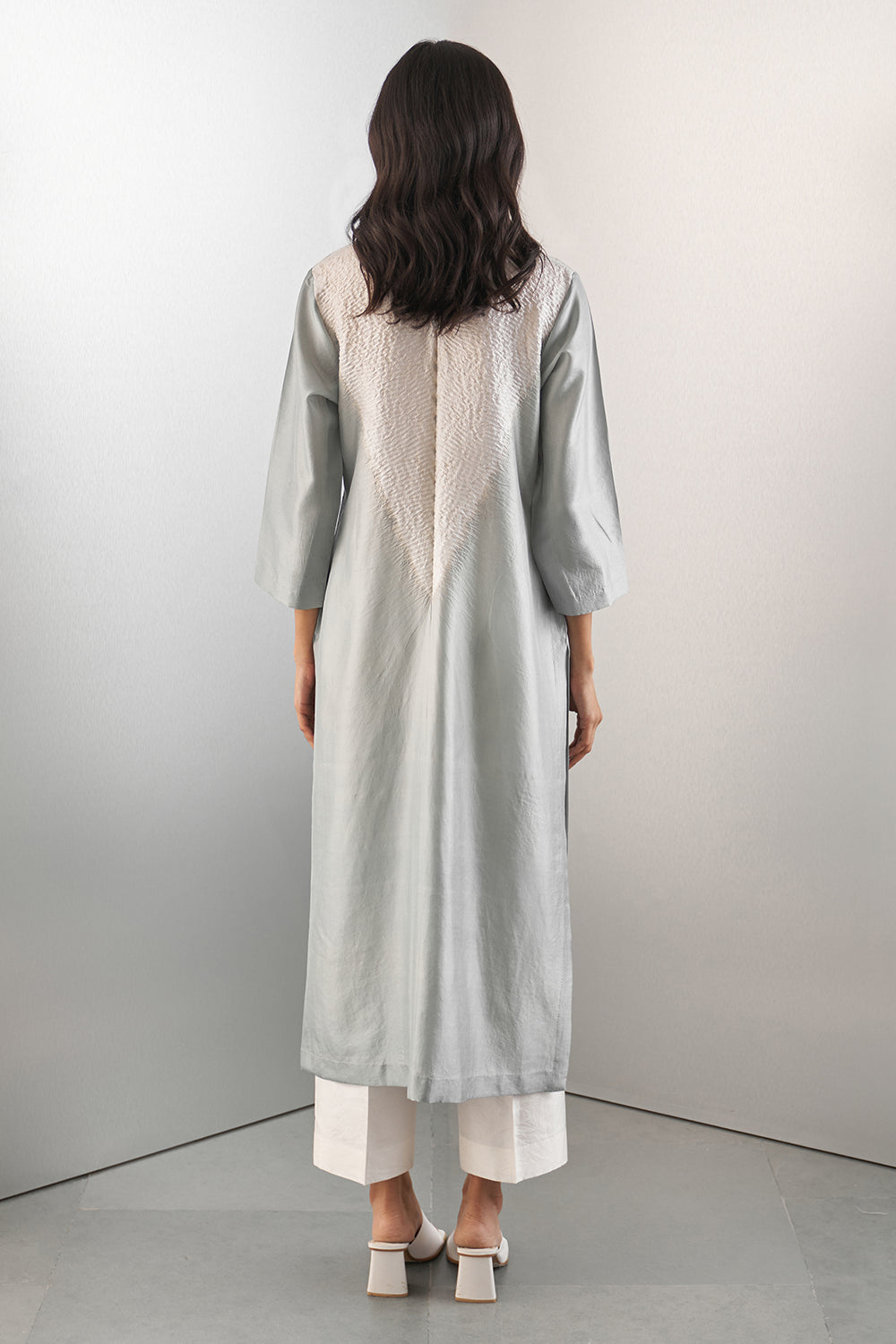 Grey Icicle Kurta