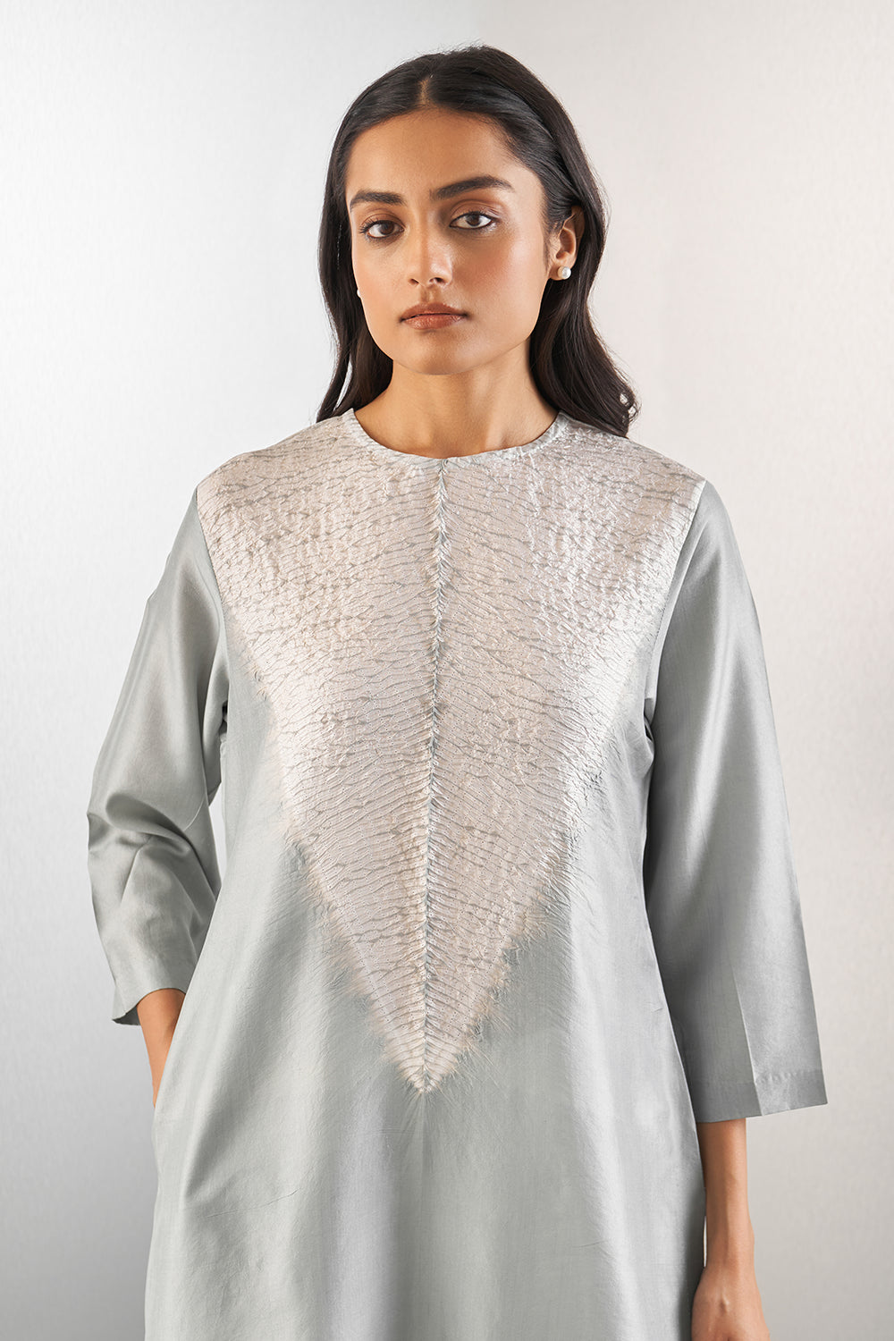 Grey Icicle Kurta