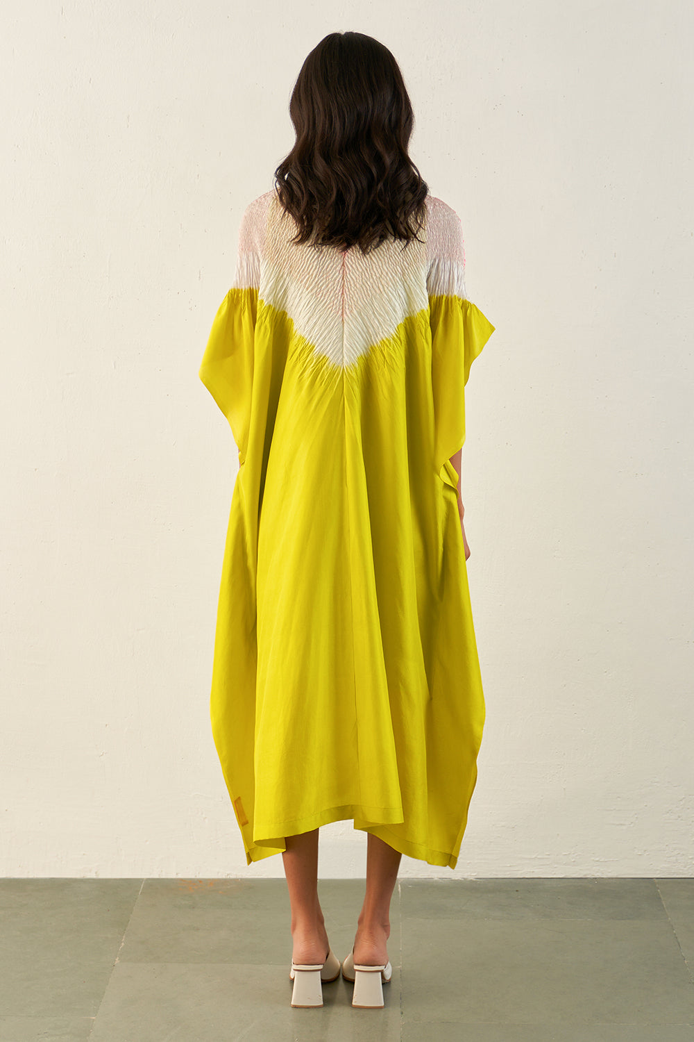 Lime Pink Triangle Kaftan