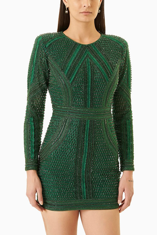 Green Cocktail Dress